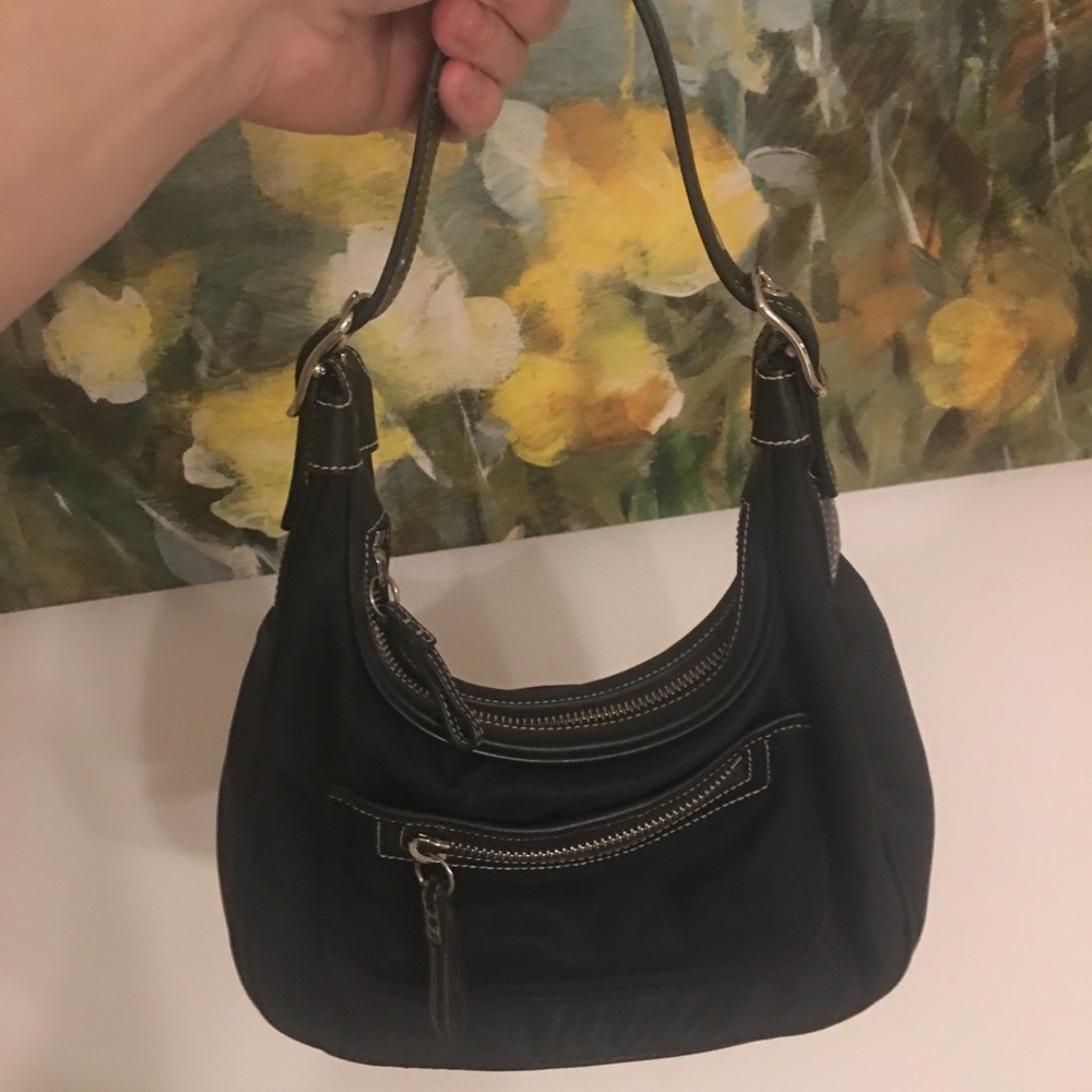 **SOLD** COACH black nylon small handbag!! 💥